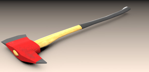 3d model firefighter axe - Firefighter axe by TotexArtz